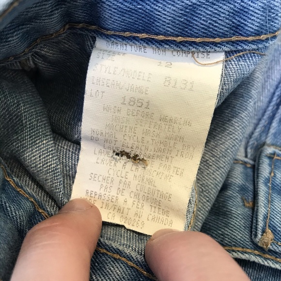 ⚡️SOLD⚡️Jessie Jeanswear Vintage Jean Front Buttons Skirt Women - Picture 6 of 8